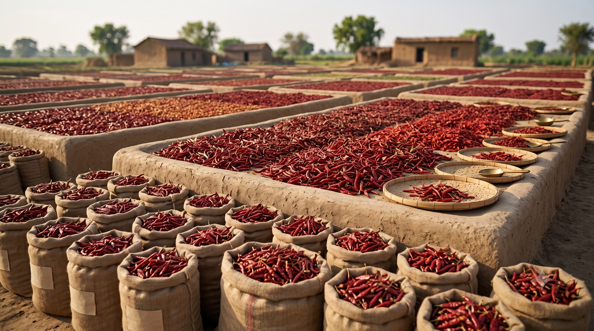 Chilli drying